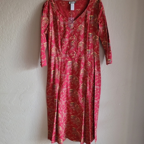 The Territory Ahead Red floral midi dress size 6 - Picture 1 of 4